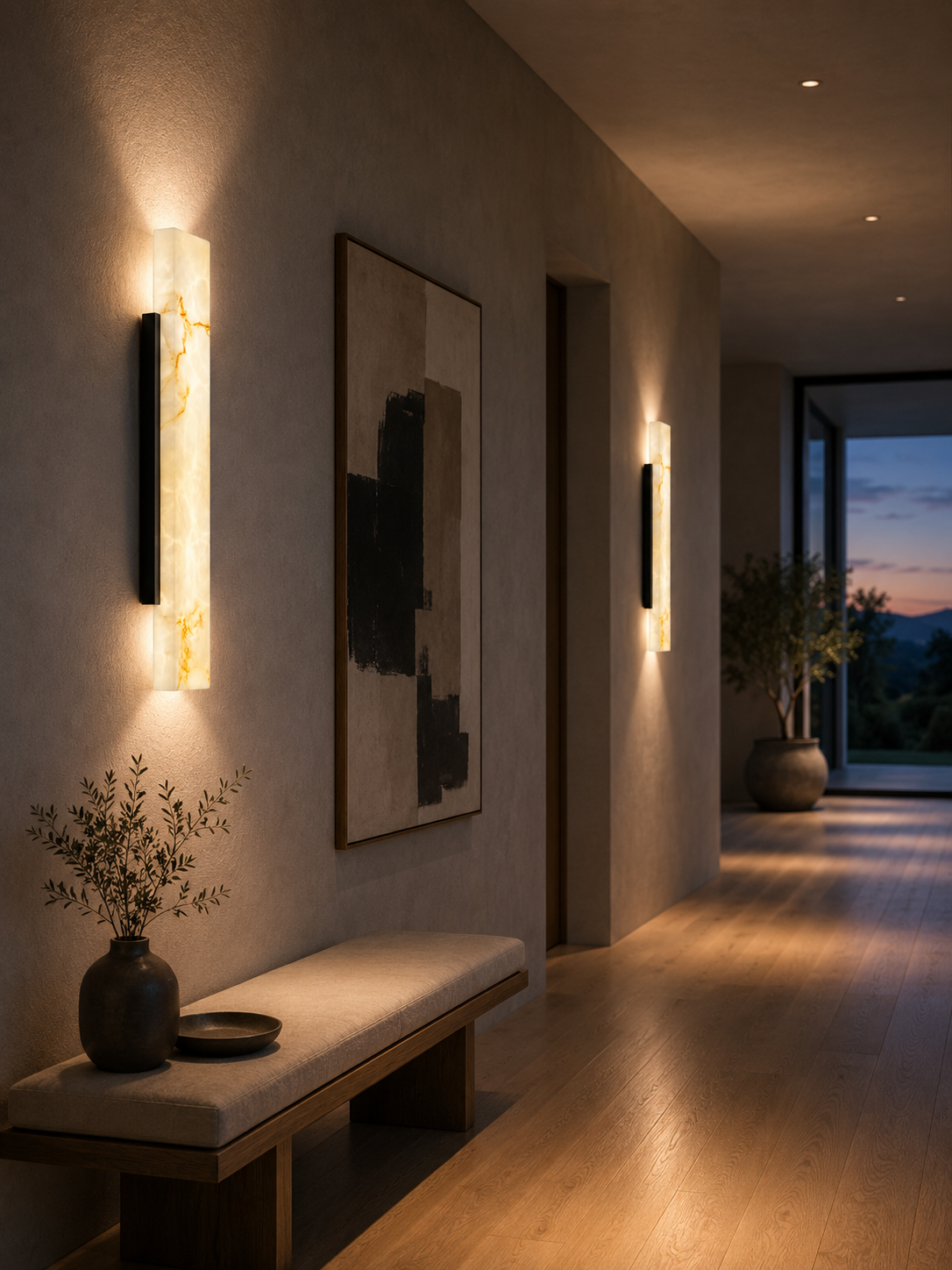 Merazzia Stone Sconce Light