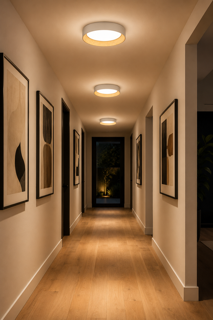 Merazzia Wooden Flush Mount