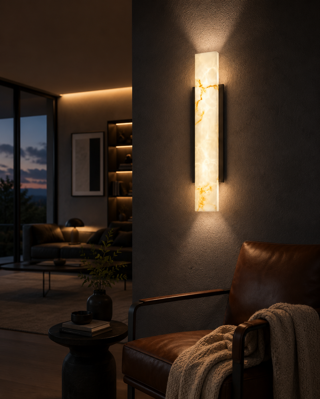Merazzia Stone Sconce Light